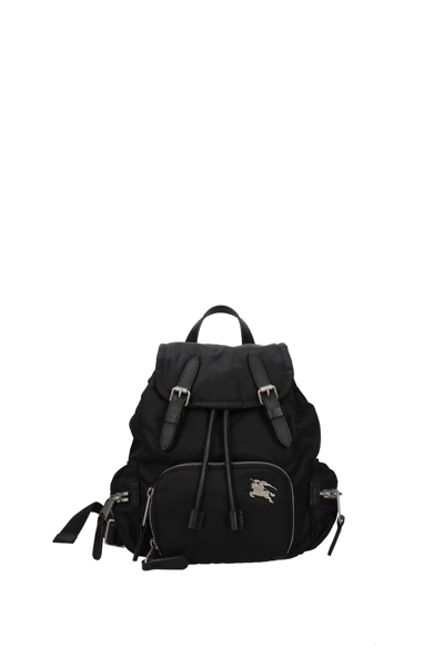 Burberry Backpacks And Bumbags Fabric In Black