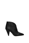 Isabel Marant Ankle Boots Leather In Black