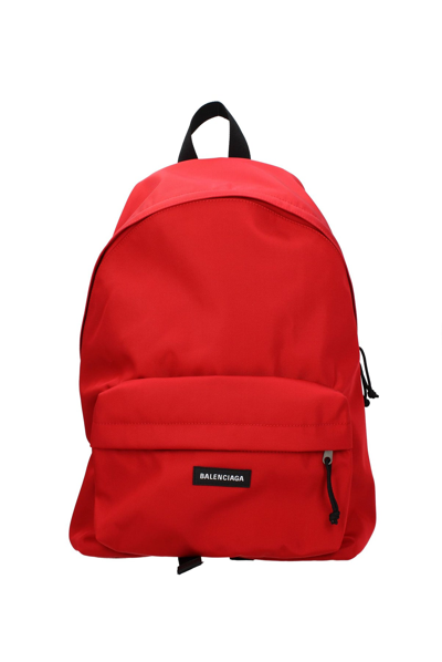 Balenciaga Backpack And Bumbags Fabric In Red