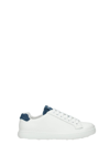CHURCH'S SNEAKERS BOLAND LEATHER STEEL BLUE