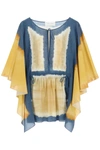 Alberta Ferretti Caftano Tie Dye I Love Summer In Multicolour