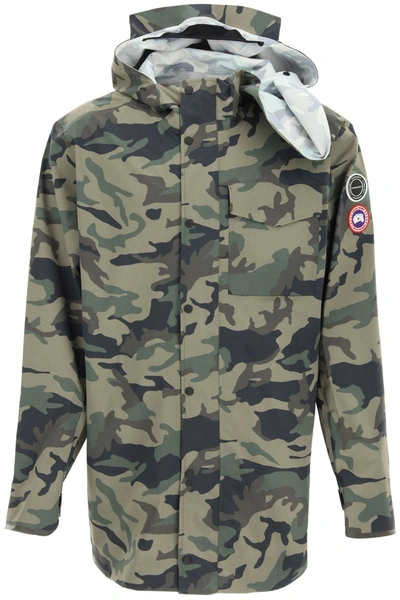 Y/project X Canada Goose Nanaimo Camouflage Parka In Green,black