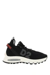 Dsquared2 Technical Fabric Run Ds2 Sneaker In Nero