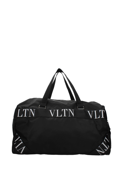 Valentino Garavani Travel Bags Fabric In Black