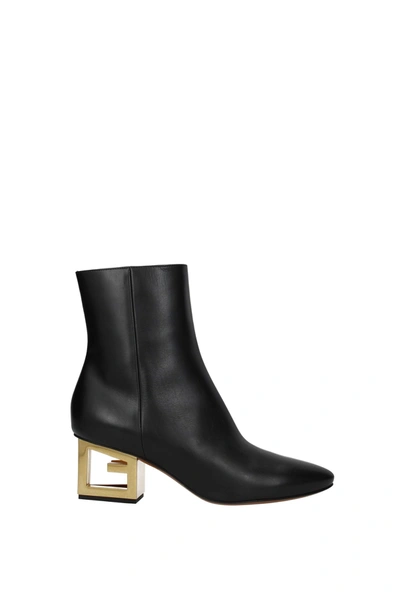 Givenchy Triangle Heel Ankle Boot In Black