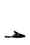 GIUSEPPE ZANOTTI SLIPPERS AND CLOGS LETIZIA VELVET BLACK