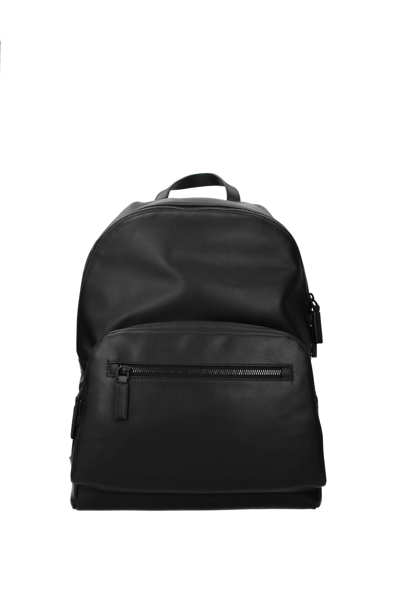Prada Backpack And Bumbags Leather In Black