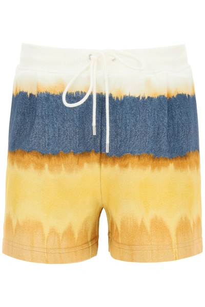Alberta Ferretti I Love Summer Tie-dye Jersey Shorts In Multicolour