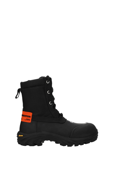 Heron Preston Ankle Boots Rubber In Black