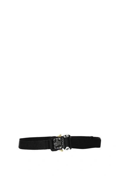 Moncler Thin Belts Fabric In Black | ModeSens