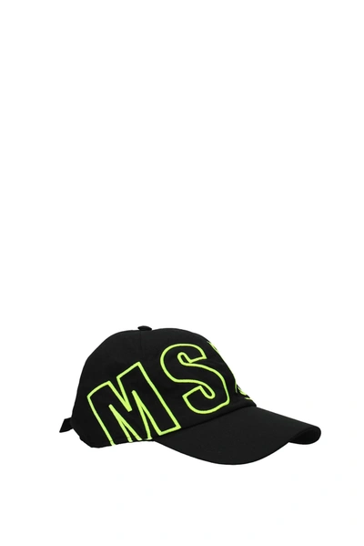 Msgm Men's 3240ml0522726799 Black Cotton Hat