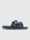 Suicoke Navy Moto-cab Sandals In Blue