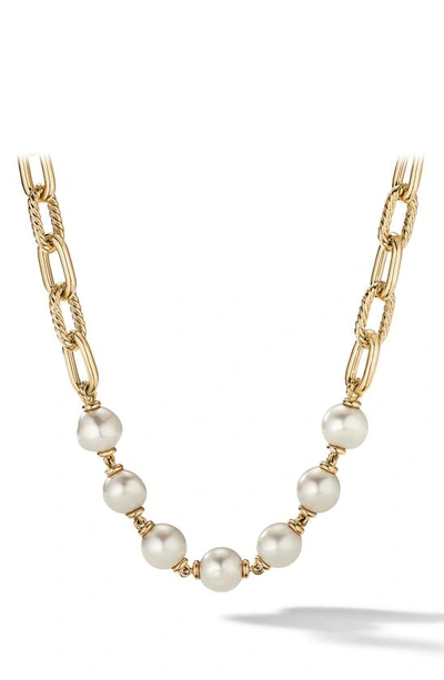 David Yurman Women's Dy Madison 18k Yellow Gold & 12-13mm Pearl Necklace