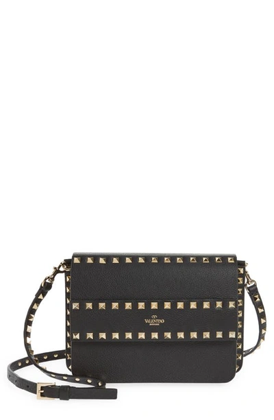 VALENTINO GARAVANI ROCKSTUD LEATHER CROSSBODY BAG