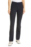 Rag & Bone Nina High-rise Ankle Flare Denim Pant In Black