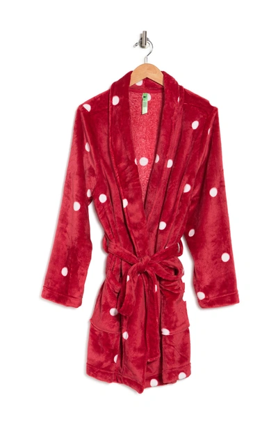 Honeydew Super Sweet Plush Robe In Vixen Dot
