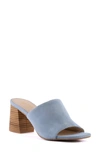 Seychelles Seychelle Adapt Slide Sandal In Light Blue Suede
