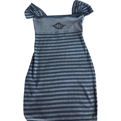 Pre-owned Byblos Mini Dress In Blue
