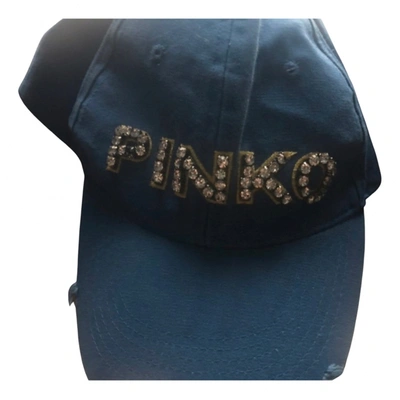 Pre-owned Pinko Cap In Blue