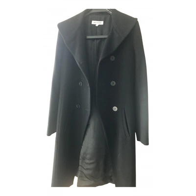 Pre-owned Angel Schlesser Cashmere Coat In Black