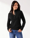 Tommy Bahama Hybrid Aruba Pullover Sweater In Black