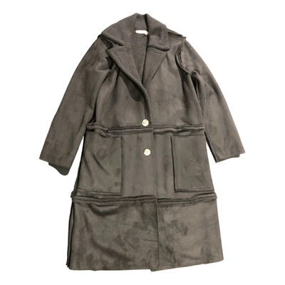 Pre-owned Mangano Coat In Black