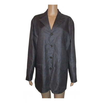 Pre-owned Dior Linen Vest In Grey