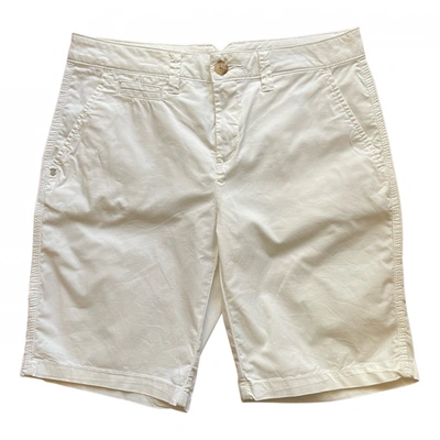 Pre-owned Tommy Hilfiger Bermuda In White