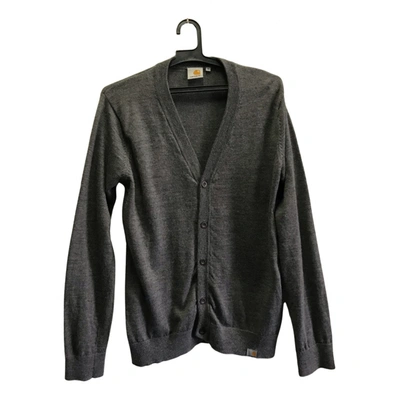 Pre-owned Carhartt Wool Vest In Grey
