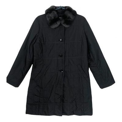 Pre-owned Aquascutum Coat In Black