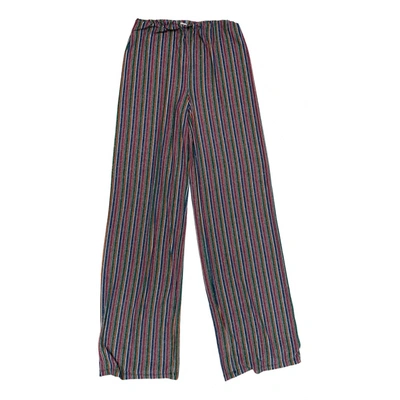 Pre-owned Kontatto Large Pants In Multicolour