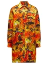 MONCLER GENIUS 8 MONCLER PALM ANGELS TAMALPAIS LONG COAT MULTICOLOR