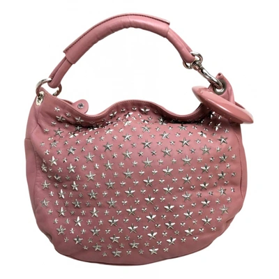 Pre-owned Jimmy Choo Leather Handbag In Pink
