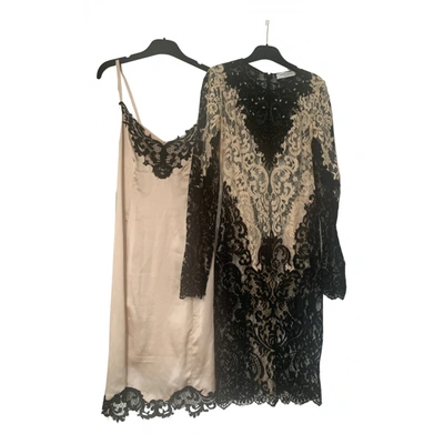 Pre-owned Zuhair Murad Lace Dress In Black