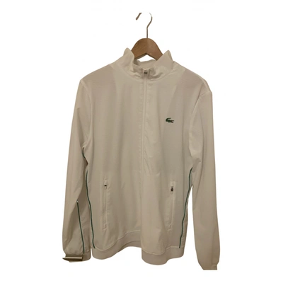 Pre-owned Lacoste Jacket In White