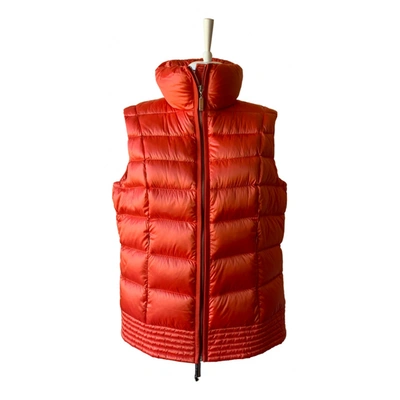 Pre-owned Escada Short Vest In Red