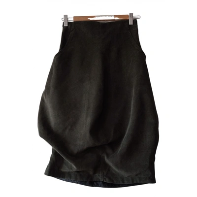 Pre-owned Bitte Kai Rand Mid-length Skirt In Green