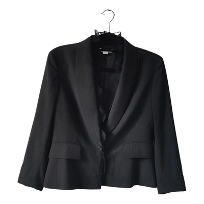 Pre-owned Marella Wool Suit Jacket In Black