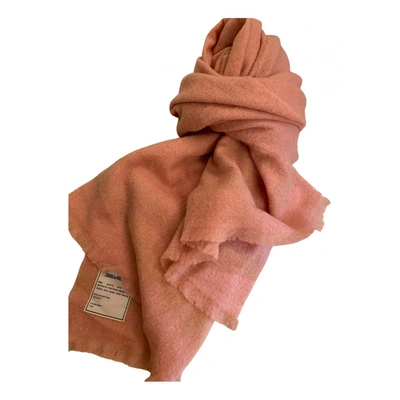 Pre-owned Zadig & Voltaire Fall Winter 2019 Scarf In Pink