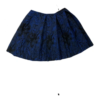 Pre-owned Emporio Armani Mini Skirt In Blue