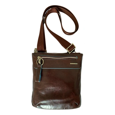 Pre-owned Piquadro Leather Bag In Brown