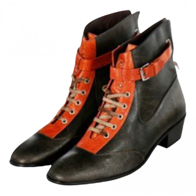 Pre-owned Vivienne Westwood Leather Boots In Multicolour