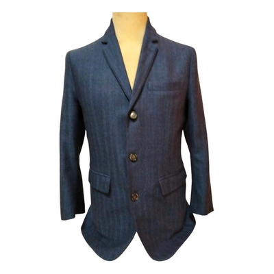 Pre-owned Ballantyne Wool Vest In Blue
