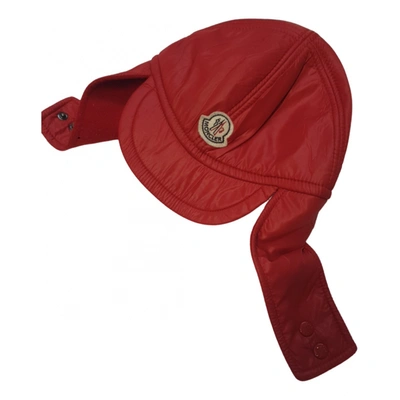 Pre-owned Moncler Hat In Red