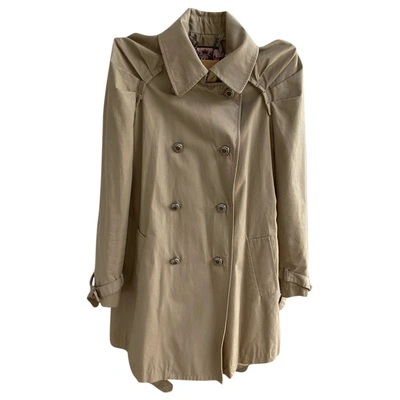 Pre-owned Juicy Couture Coat In Camel