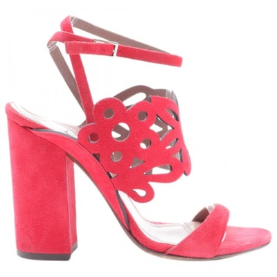 Pre-owned Tabitha Simmons Leather Heels In Red