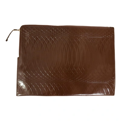 Pre-owned Paul Smith Patent Leather Small Bag In Brown