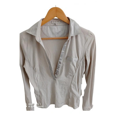 Pre-owned Geox T-shirt In Beige