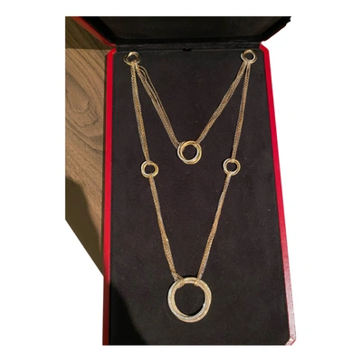 Pre-owned Cartier Trinity Necklace In Gold