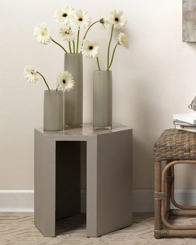 Jamie Young Radiant Side Table In Cream